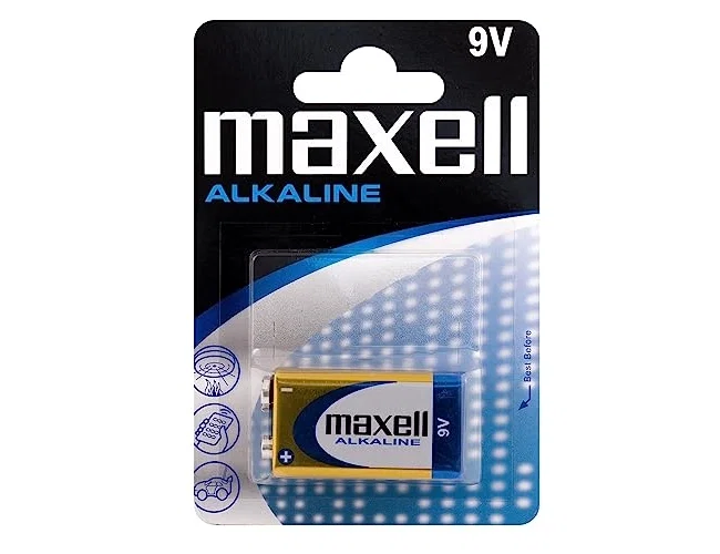 Maxell Pila Alcalina 9V LR09 6LR61