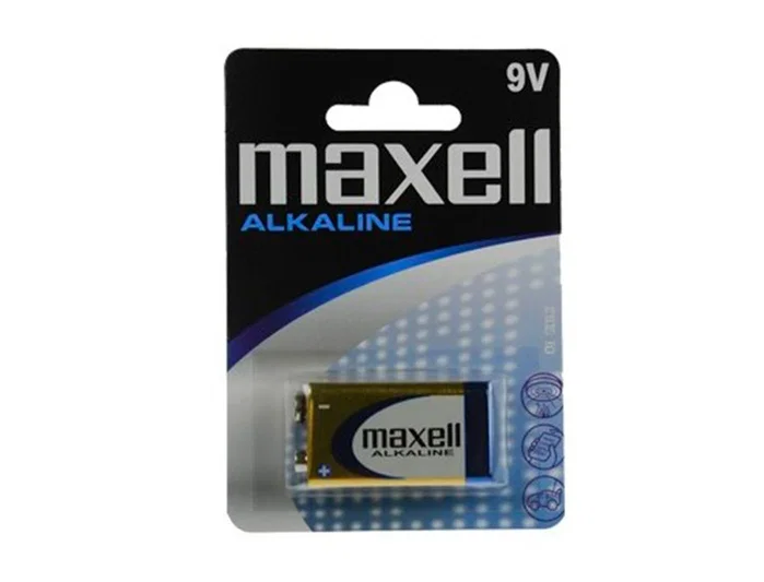 Maxell Pila Alcalina 9V 6LR61-LR09 1 Unidad