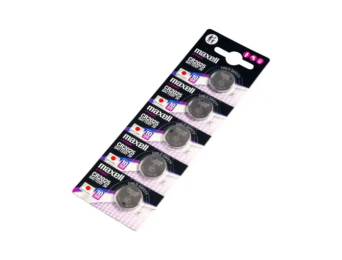 Maxell Pilas de Litio CR2025 3V - Pack de 5 unidades