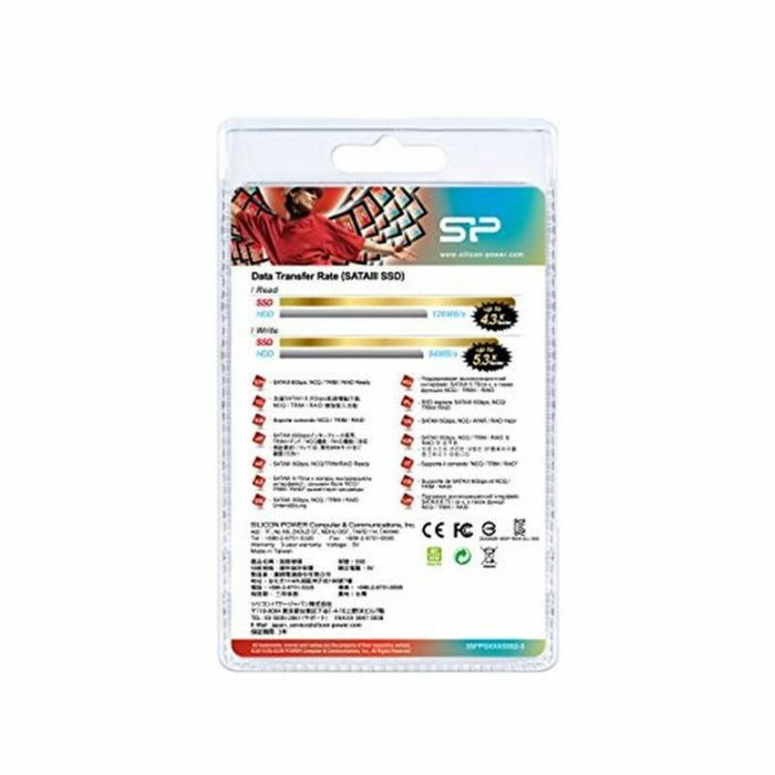 Silicon Power SP Slim S55 SSD 480GB 2.5 7mm SATA III Silicon Power SP Slim S55 SSD 480GB 2.5 7mm SATA III