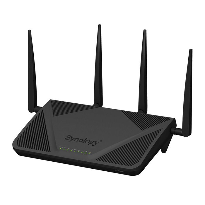 Synology RT2600ac Router Inalámbrico Doble Banda Negro
