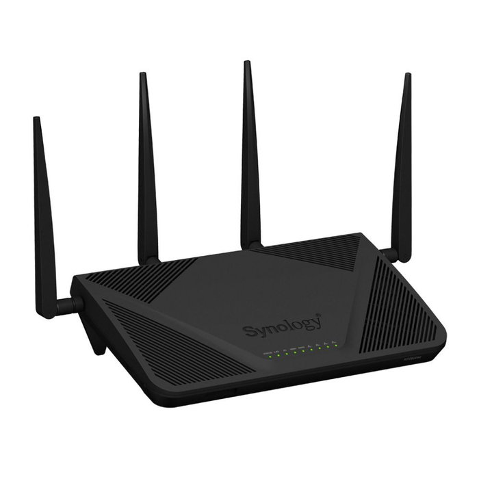 Synology RT2600ac Router Inalámbrico Doble Banda Negro