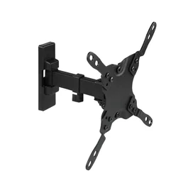 TooQ Soporte de Pared Giratorio, Inclinable y Nivelable LP2042TNL-B para TV de 13 a 42 Pulgadas, hasta 20 kg, Compatible VESA 75/100/200x200, Negro