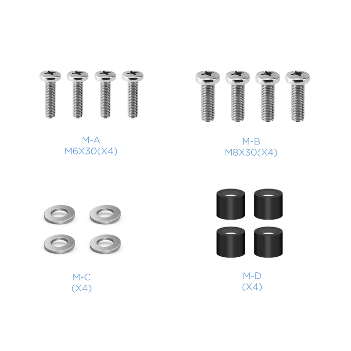 TOOQ Soporte TV LP4170F-B para Pantallas de 37" a 70", VESA 600x400, Negro TOOQ Soporte TV LP4170F-B para Pantallas de 37" a 70", VESA 600x400, Negro