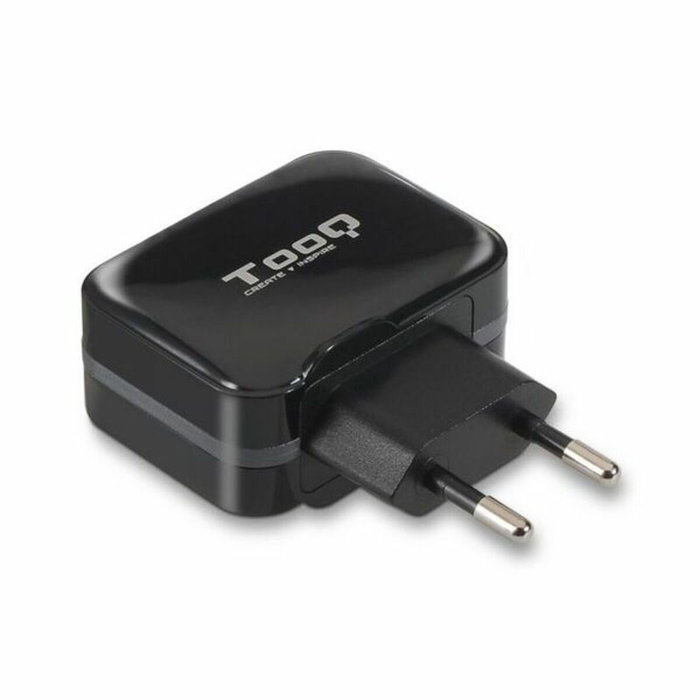 Tooq TQWC-1S02 Cargador de Pared 2xUSB Negro