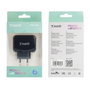 Tooq TQWC-1S02 Cargador de Pared 2xUSB Negro