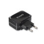 Tooq TQWC-1S02 Cargador de Pared 2xUSB Negro