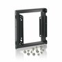 Nanocable Adaptador Metálico 3.5 pulg. para 2 Discos Duros de 2.5 pulg. Negro