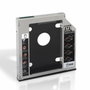 Nanocable Adaptador Metálico 3.5 pulg. para 2 Discos Duros de 2.5 pulg. Negro