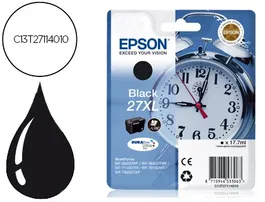 Epson 27XL Tinta Negra Original para WF-3620 / 3640 / 7110 / 7610 / 7620 - Rendimiento 1100 Páginas