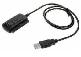Approx Adaptador USB 2.0 a IDE/SATA APPC08 Negro