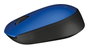 Logitech M171 Ratón Inalámbrico Azul/Negro, 1000 DPI, 2.4 GHz