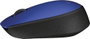 Logitech M171 Ratón Inalámbrico Azul/Negro, 1000 DPI, 2.4 GHz