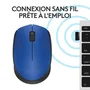 Logitech M171 Ratón Inalámbrico Azul/Negro, 1000 DPI, 2.4 GHz