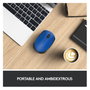 Logitech M171 Ratón Inalámbrico Azul/Negro, 1000 DPI, 2.4 GHz