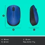 Logitech M171 Ratón Inalámbrico Azul