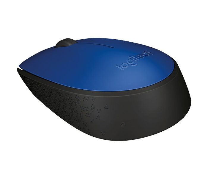 Logitech M171 Ratón Inalámbrico Azul/Negro, 1000 DPI, 2.4 GHz