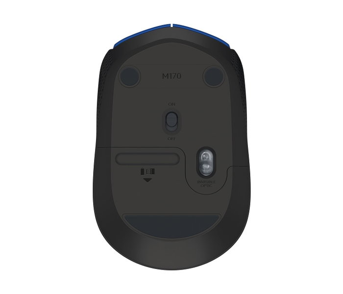 Logitech M171 Ratón Inalámbrico Azul/Negro, 1000 DPI, 2.4 GHz