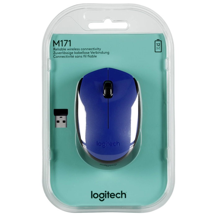 Logitech M171 Ratón Inalámbrico Azul Logitech M171 Ratón Inalámbrico Azul