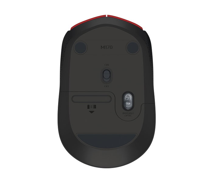 Logitech M171 Ratón Inalámbrico Rojo/Negro