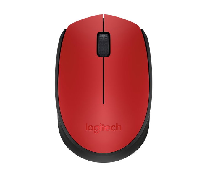 Logitech M171 Ratón Inalámbrico Rojo/Negro