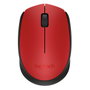 Logitech M171 Ratón Inalámbrico Rojo/Negro
