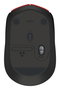 Logitech M171 Ratón Inalámbrico, RF Wireless, Pila Alcalina, Rojo