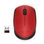 Logitech M171 Ratón Inalámbrico Rojo/Negro