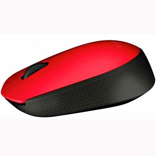 Logitech M171 Ratón Inalámbrico Rojo/Negro