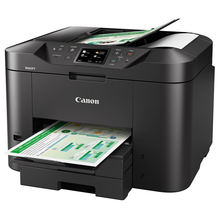 Canon MAXIFY MB2750 Multifunción Inyección de Tinta Negra con Wi-Fi y Fax