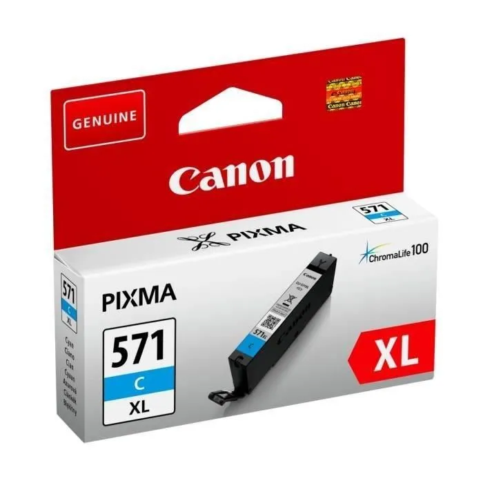 Canon Cartucho de Tinta CLI-571CXL Cian Alto Rendimiento (XL)