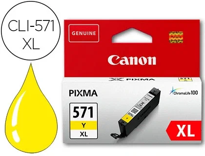 Canon CLI-571YXL Amarillo Canon CLI-571YXL Amarillo