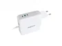 Approx APPUAAPL Adaptador de Corriente para Portátil Apple 45W/60W/85W con Conector Tipo L y Puerto USB de 5V/2.1A, Color Blanco