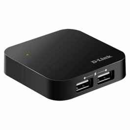 D-Link DUB-H4 Hub USB 2.0 de 4 Puertos con Alimentación Externa