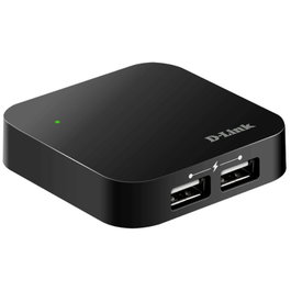 D-Link DUB-H4 Hub USB 2.0 con 4 Puertos y Alimentación Externa