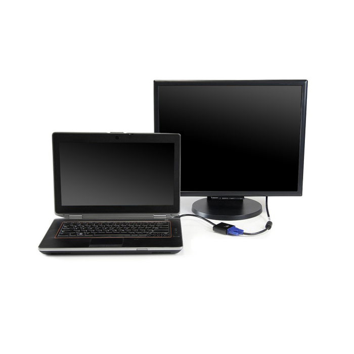 EWENT EW9864 Adaptador de Cable de Vídeo HDMI a VGA y 3.5mm, 0.2m, Negro