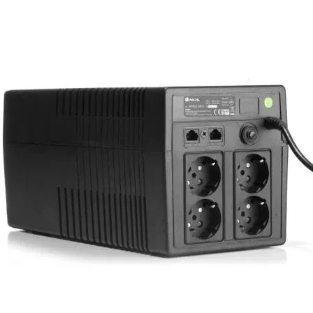 NGS Fortress 1500 V2 SAI Offline UPS 1200VA-720W Formato Torre 4 Salidas Torre