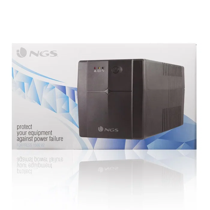 NGS Fortress 1500 V2 1200VA/720W 4 Salidas Schuko