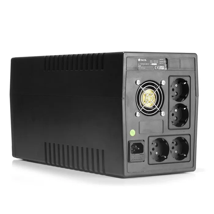 NGS Fortress 2000 V2 1500 VA 900 W 4 Salidas Schuko Torre Negro