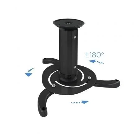 Tooq Soporte Techo Proyector PJ1010TN-B Inclinable Giratorio hasta 10kg Negro Tooq Soporte Techo Proyector PJ1010TN-B Inclinable Giratorio hasta 10kg Negro