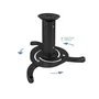 Tooq Soporte Techo Proyector PJ1010TN-B Inclinable Giratorio hasta 10kg Negro
