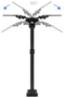 Tooq Soporte de Pared Articulado LP2142TNL-B para Pantallas de 13-42 Pulgadas