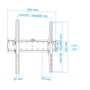 TooQ Soporte de Pared Inclinable para TV y Monitor 32-55 Pulgadas Negro LP4255T-B