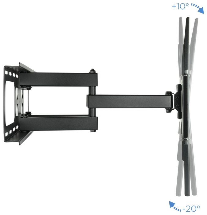 Tooq Soporte de Pared Giratorio e Inclinable LP6270TN-B para TV de 37-70 pulgadas