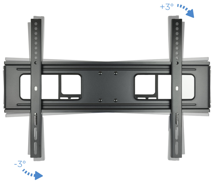 Tooq Soporte de Pared Giratorio e Inclinable LP6270TN-B para TV de 37-70 pulgadas