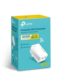 TP-Link TL-WPA4220 Adaptador Powerline 600 Mbit/s + WiFi 300 Mbps 2 Puertos Ethernet Blanco