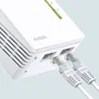 TP-Link TL-WPA4220 Kit Powerline Wi-Fi Extender AV600, 600 Mbps, 2 Puertos Ethernet 10/100 Mbps, Wi-Fi 4 (802.11n/b/g), Blanco
