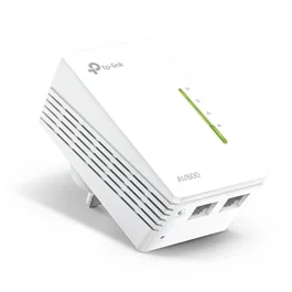 TP-Link TL-WPA4220 Kit Powerline Wi-Fi Extender AV600, 600 Mbps, 2 Puertos Ethernet 10/100 Mbps, Wi-Fi 4 (802.11n/b/g), Blanco