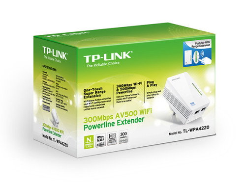 TP-Link TL-WPA4220 Extensor Powerline AV600 Blanco