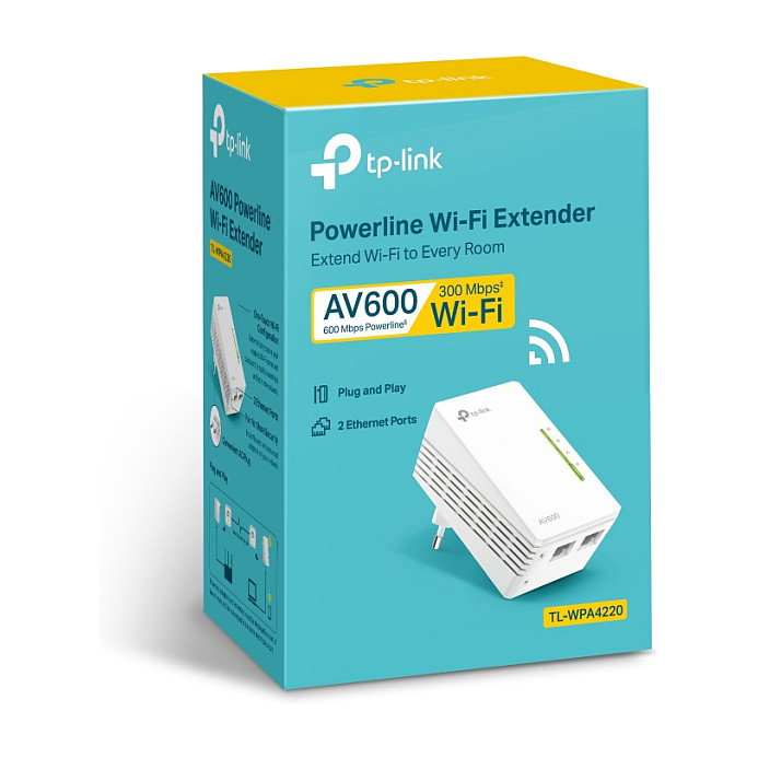 TP-Link TL-WPA4220 Extensor Powerline AV600 Blanco
